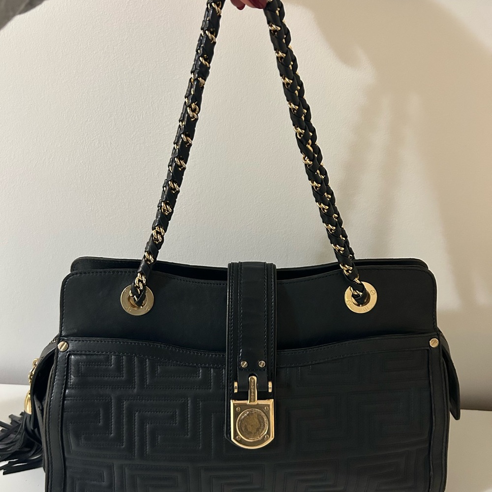 Authentic Elegant Black Designer Handbag